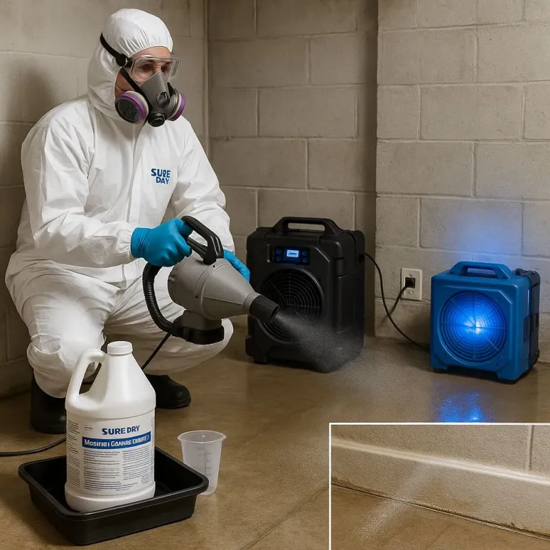 Sanitization and Odor Removal process in Grill, PA